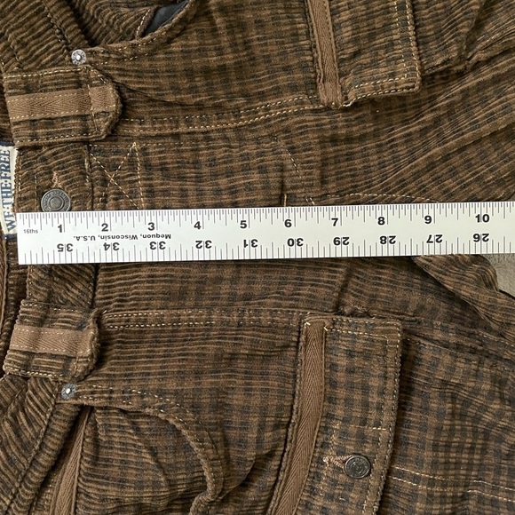 WE THE FREE PEOPLE Sz 24 THE LONDON CALLING SLOUCHY CORD PANTS SANDSTONE New - Picture 15 of 16